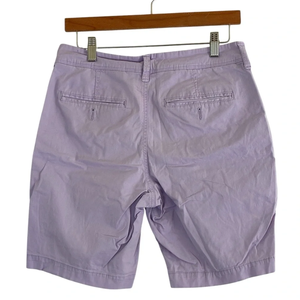 Aeropostale | Purple cotton flat front casual shorts